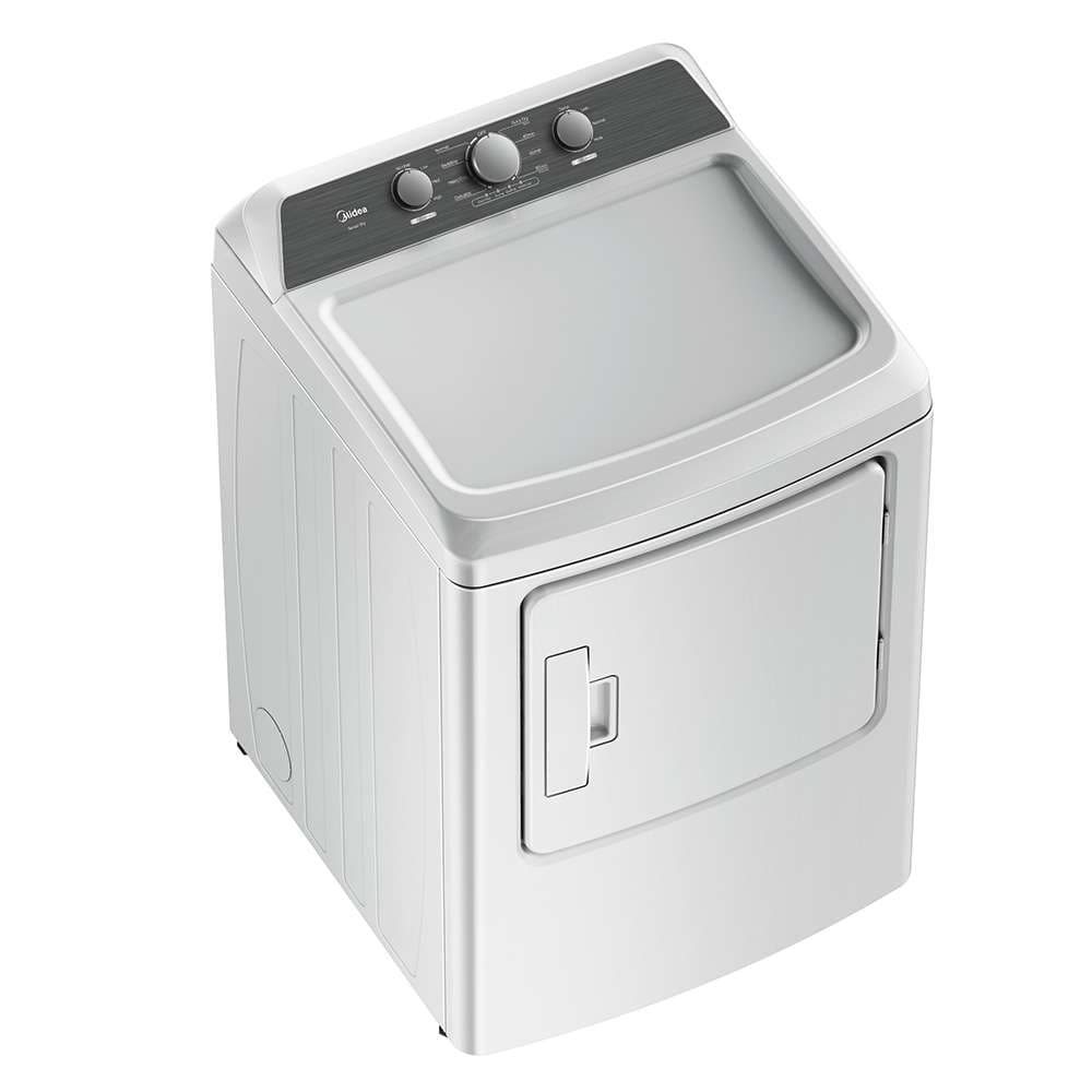 7.0 cu. ft. Front Load Electric Dryer (White) view 4
