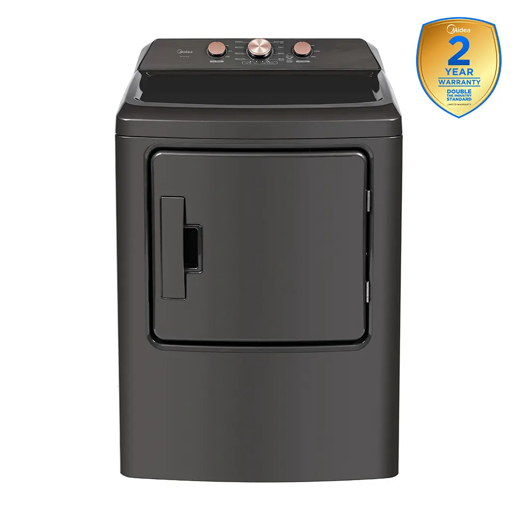 7.0 cu. ft. Front Load Gas Dryer (Metallic Grey) view 2
