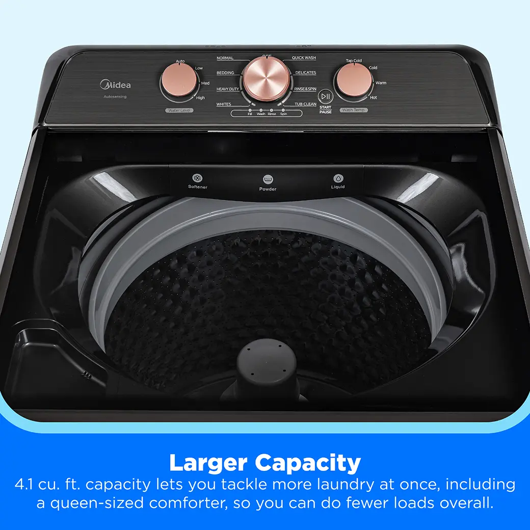4.1 cu. ft. Top Load Washer (Metallic Grey) view 6