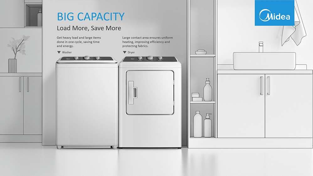 4.1 cu. ft. Top Load Washer (White) view 6