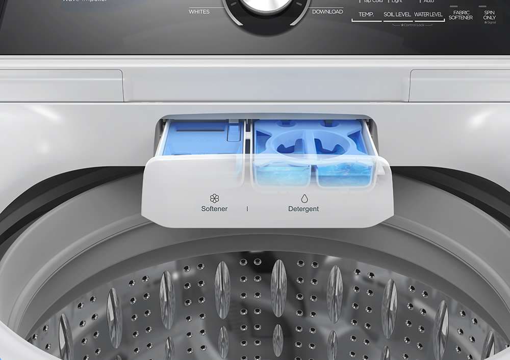 4.5 cu. ft. Smart Top Load Washer (White) view 9