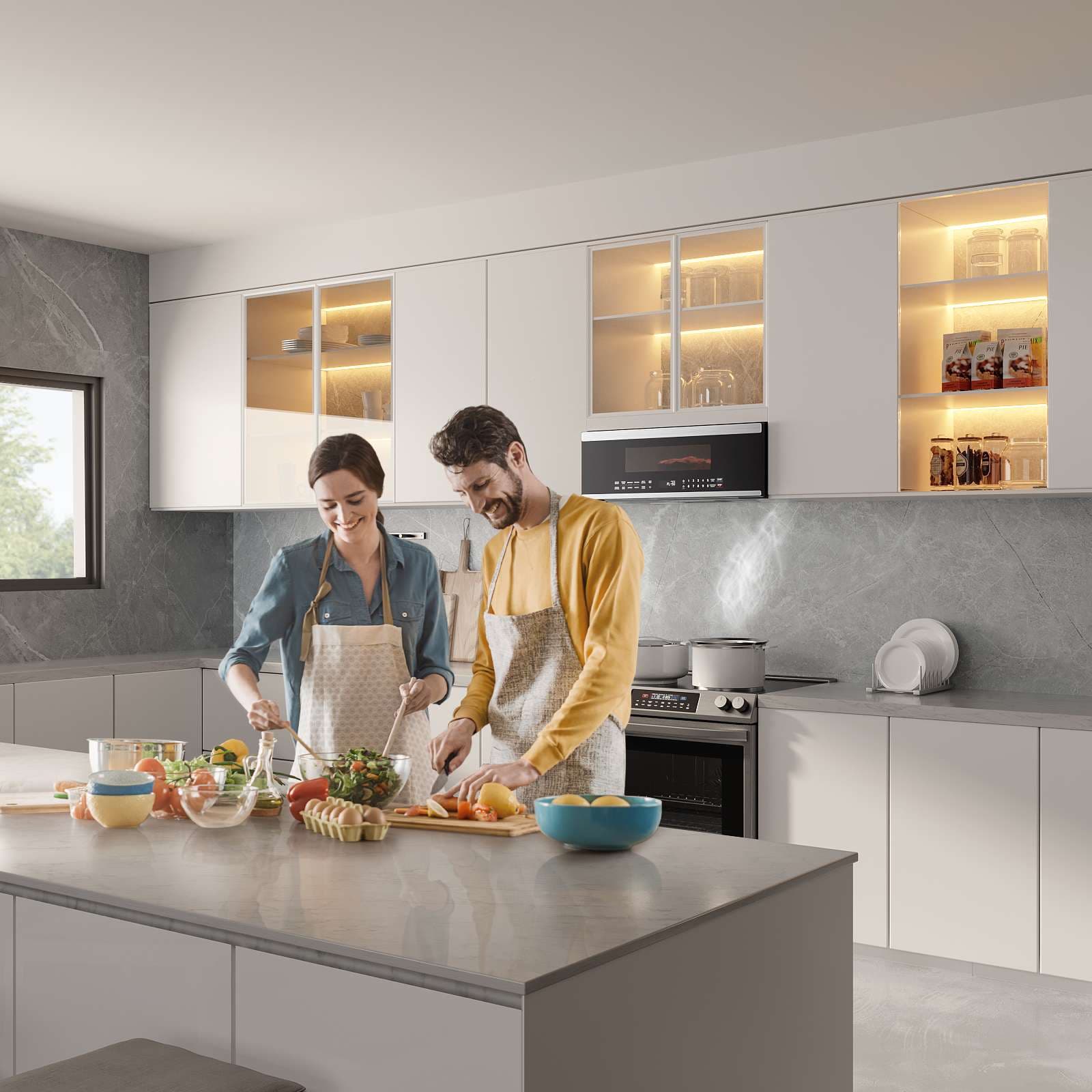 1.2 cu. ft. Low Profile Over-the-Range Microwave with Sensor Cooking view 8