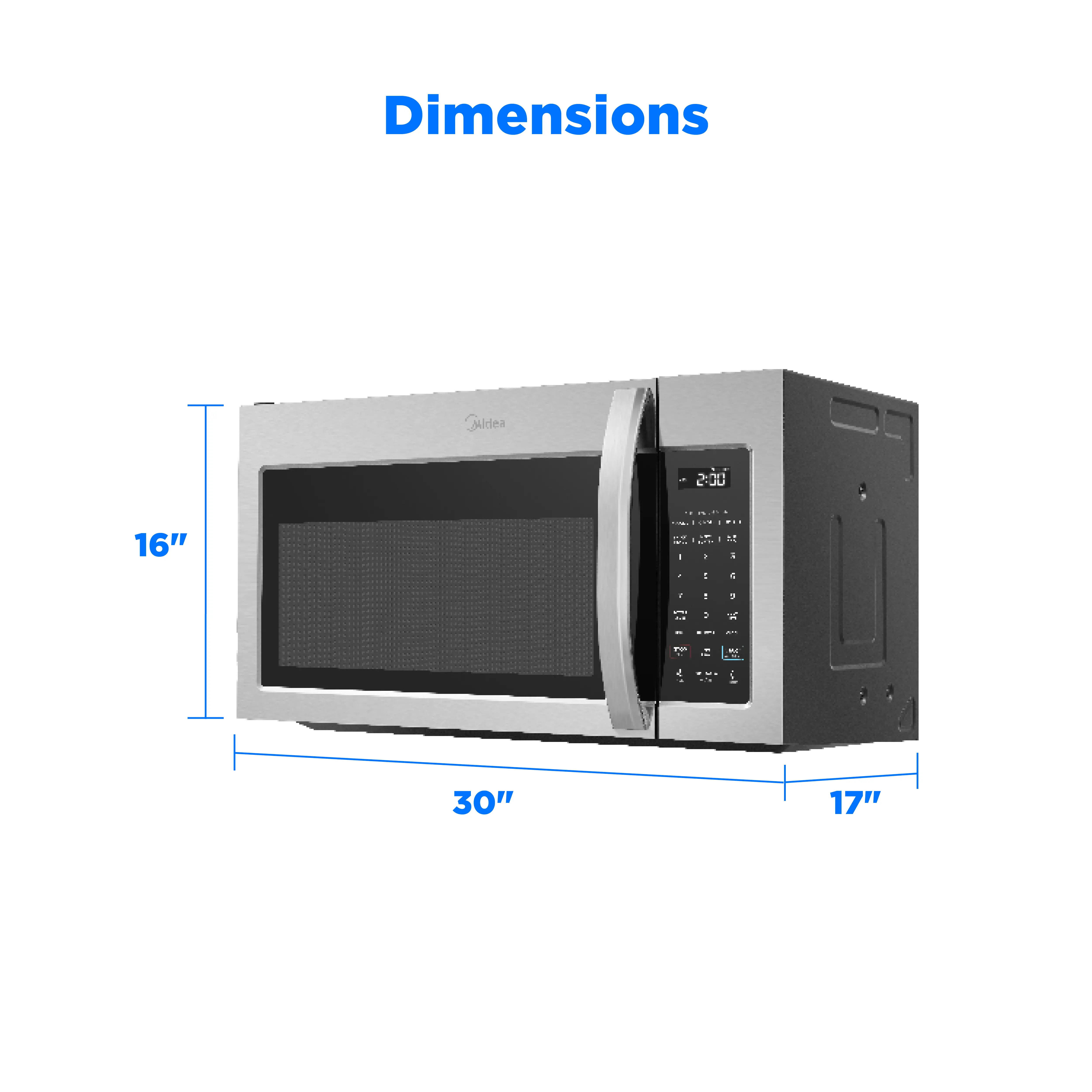 1.7 cu. ft. Over-the-Range Microwave view 9
