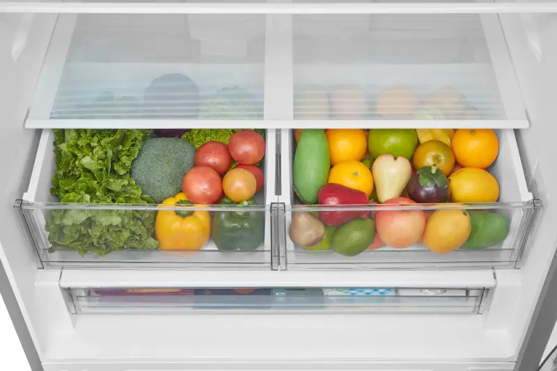 23 cu. ft. Counter-Depth Bottom-Freezer Refrigerator (Stainless Steel) view 2