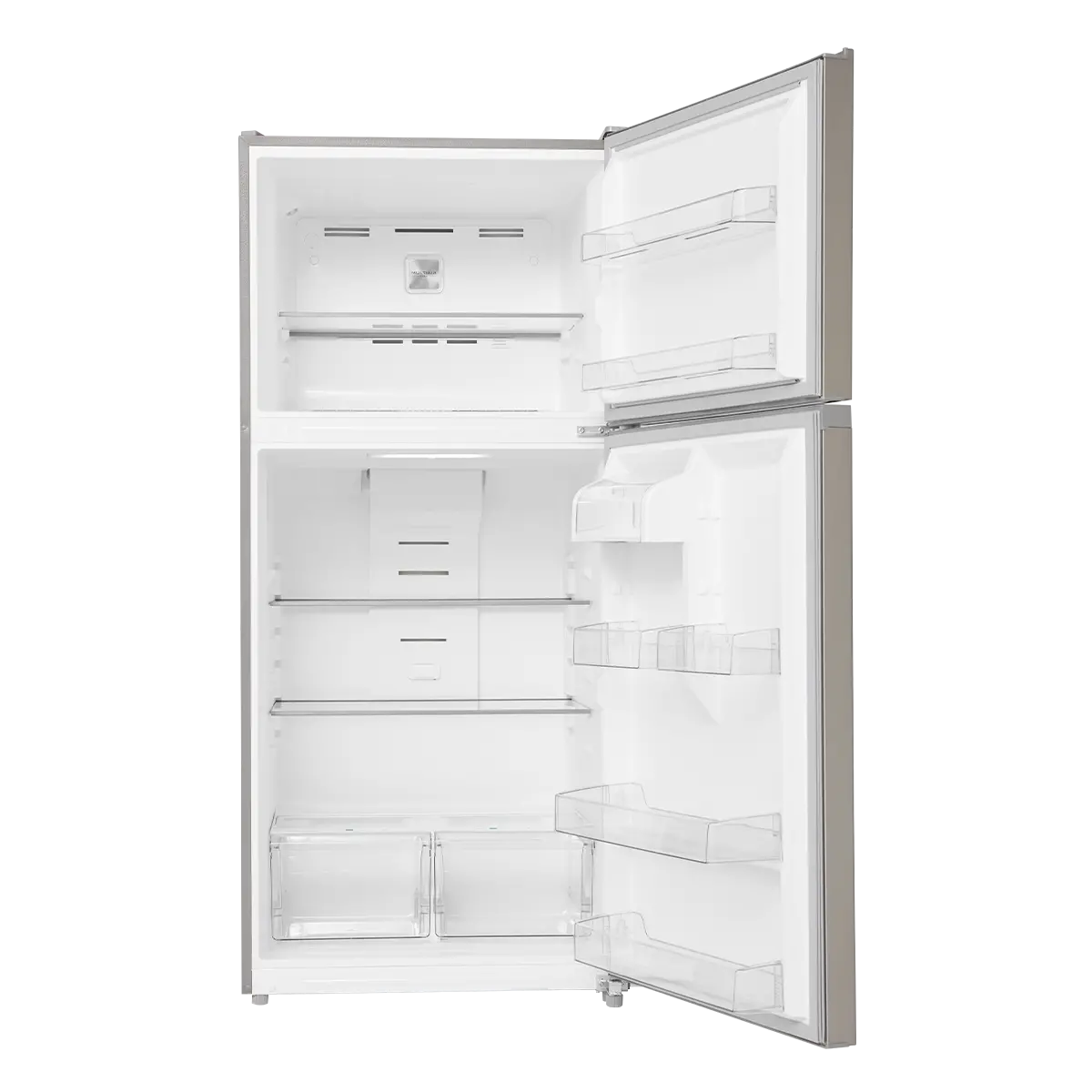18 cu. ft. Top-Freezer Refrigerator (Stainless Steel) view 2