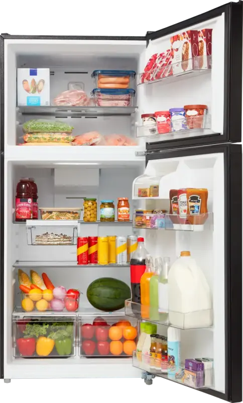 21 cu. ft. Garage Ready Top-Freezer Refrigerator (Black) view 5