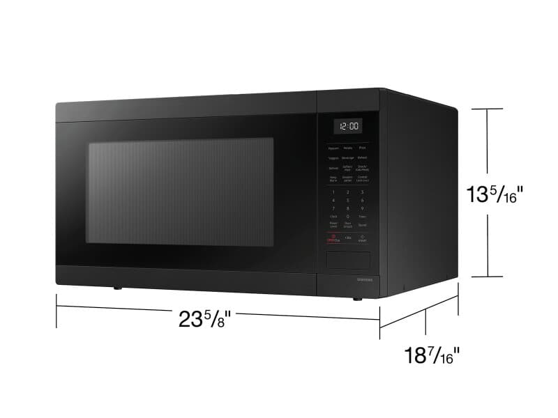 1.9 cu. ft. Countertop Microwave with Sensor Cooking in Matte Black Stainless Steel – Matte Black Steel view 2