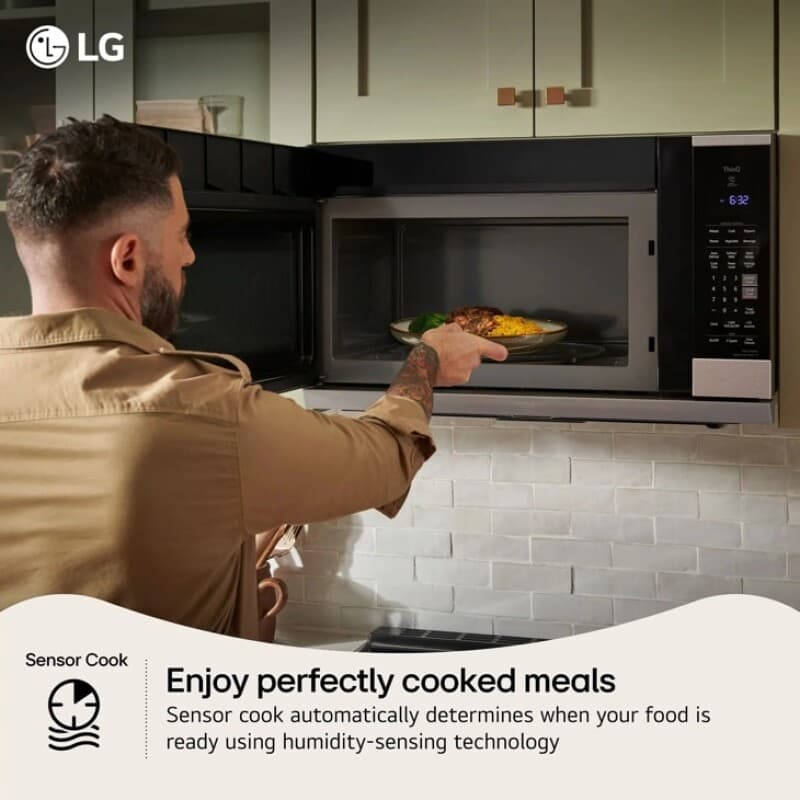1.8 Cu. Ft. Smart Over-the-range Microwave Oven With Easyclean® view 9