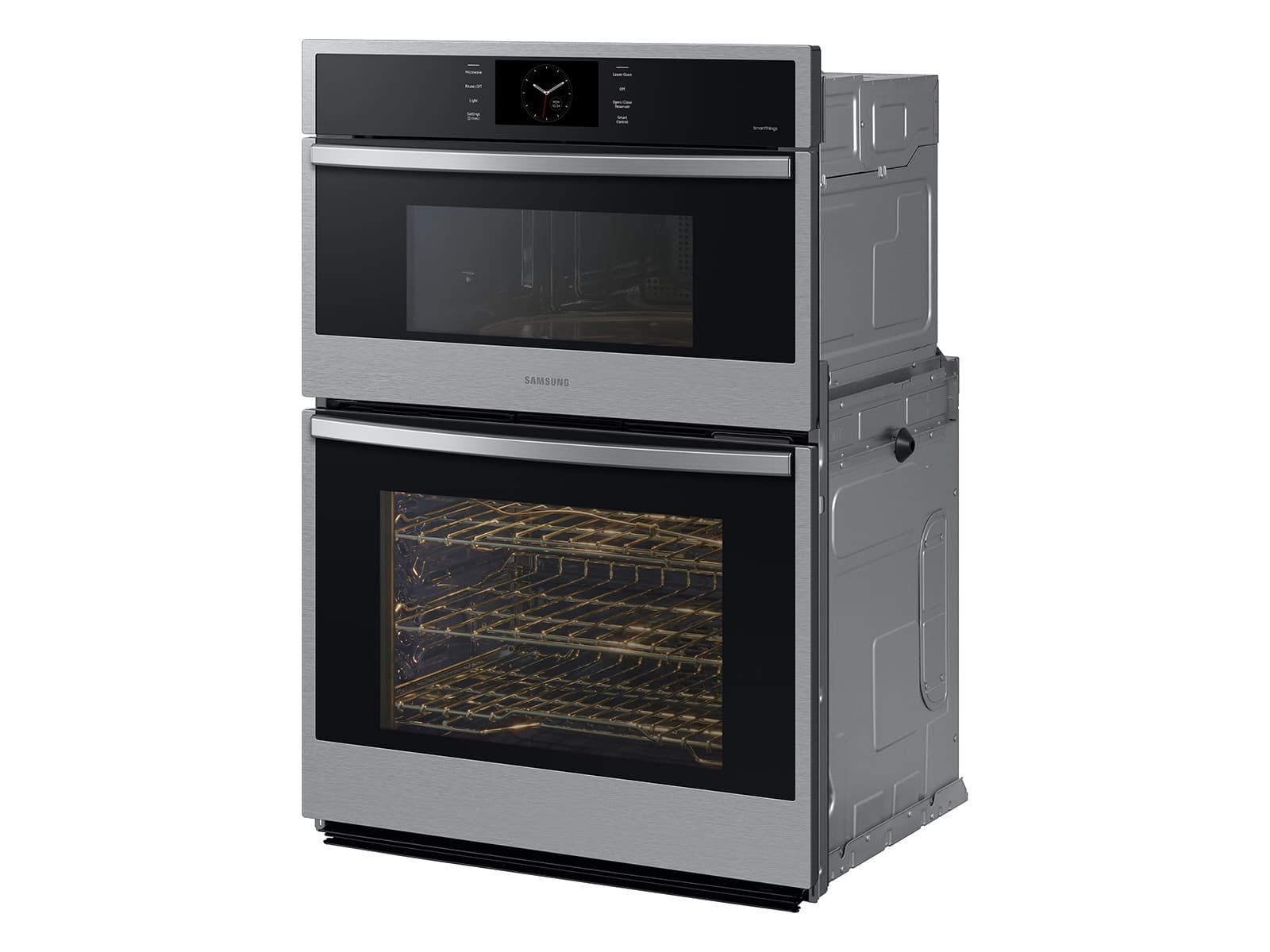 30" Smart Microwave/Oven Combi, Air Fry, Air Sous Vide, Steam Cooking,  Dual Fan True Convection,7" LCD display, Glide Rack, WIFI, 5.1 cu ft capacity – Stainless Steel view 7