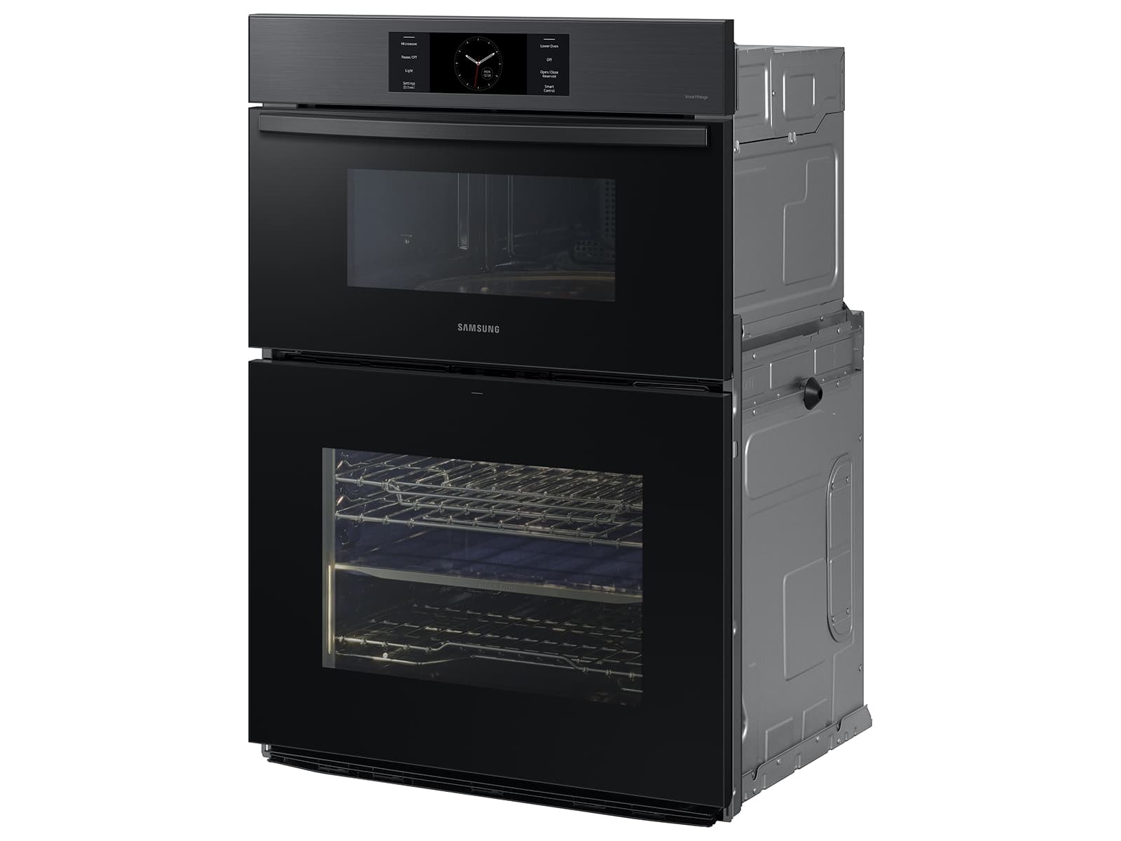 30" BESPOKE Microwave/Oven Combi, In-Oven Camera, Air Fry, Air Sous Vide, Flex Duo, Full Steam Cook, 7" LCD Display, Dual Fan True Convection,  Glide Rack, WIFI, 5.1 cu ft capacity – Matte Black Steel view 7