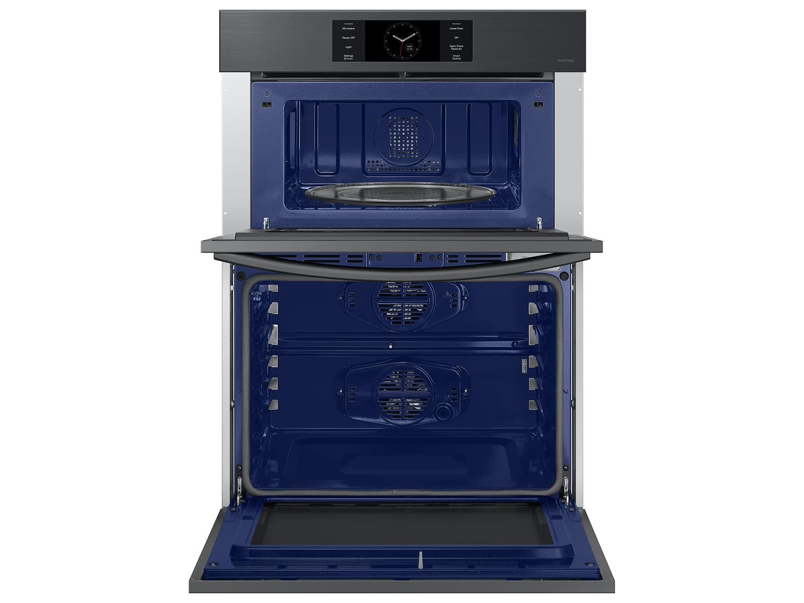 30" BESPOKE Microwave/Oven Combi, In-Oven Camera, Air Fry, Air Sous Vide, Flex Duo, Full Steam Cook, 7" LCD Display, Dual Fan True Convection,  Glide Rack, WIFI, 5.1 cu ft capacity – Matte Black Steel view 9