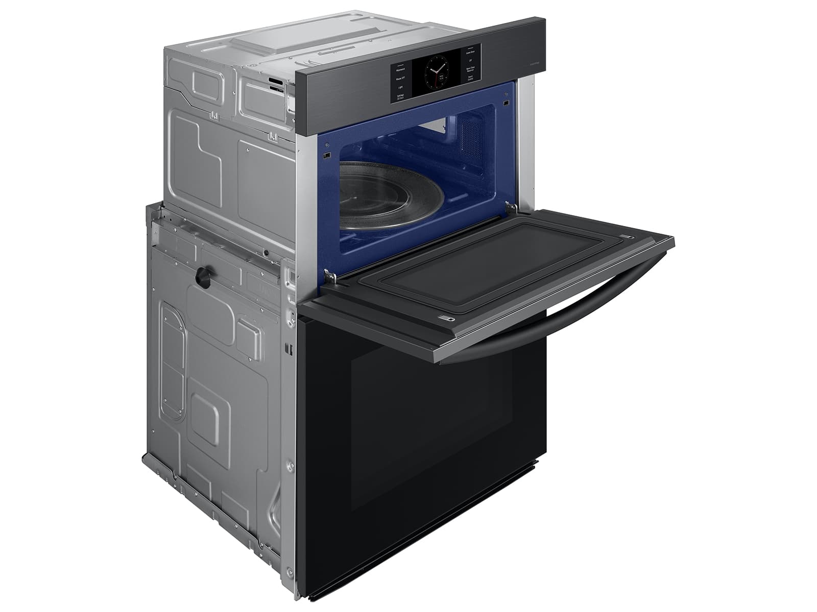 30" BESPOKE Microwave/Oven Combi, In-Oven Camera, Air Fry, Air Sous Vide, Flex Duo, Full Steam Cook, 7" LCD Display, Dual Fan True Convection,  Glide Rack, WIFI, 5.1 cu ft capacity – Matte Black Steel view 10