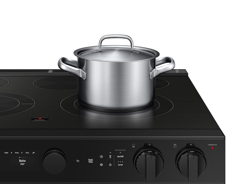 Bespoke 6.3 cu. ft. Smart Slide-In Electric Range with Air Sous Vide & Air Fry in Matte Black Steel view 8