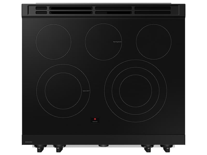 Bespoke Smart Slide-In Electric Range 6.3 cu. ft. with Flex DuoTM & Illuminated Precision Knobs – Stainless Steel view 10