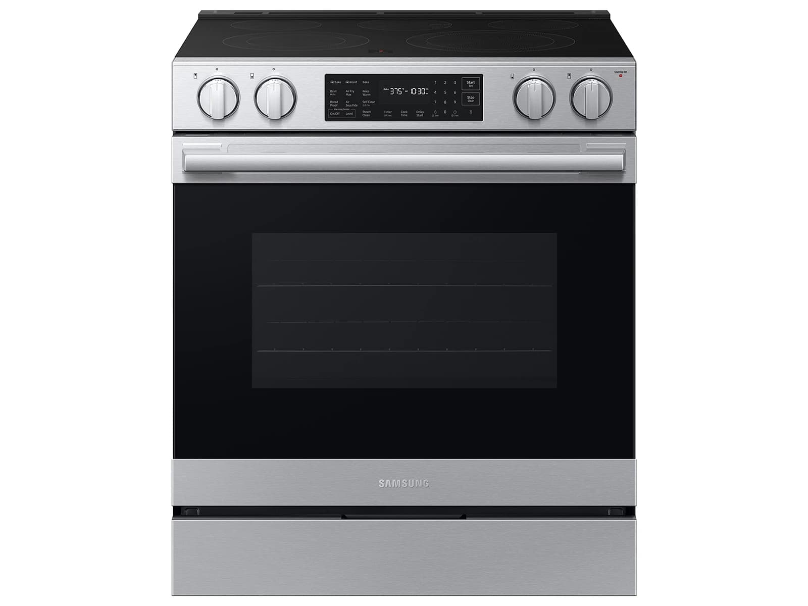 Bespoke Smart Slide-In Electric Range 6.3 cu. ft. with True Convection in Stainless Steel