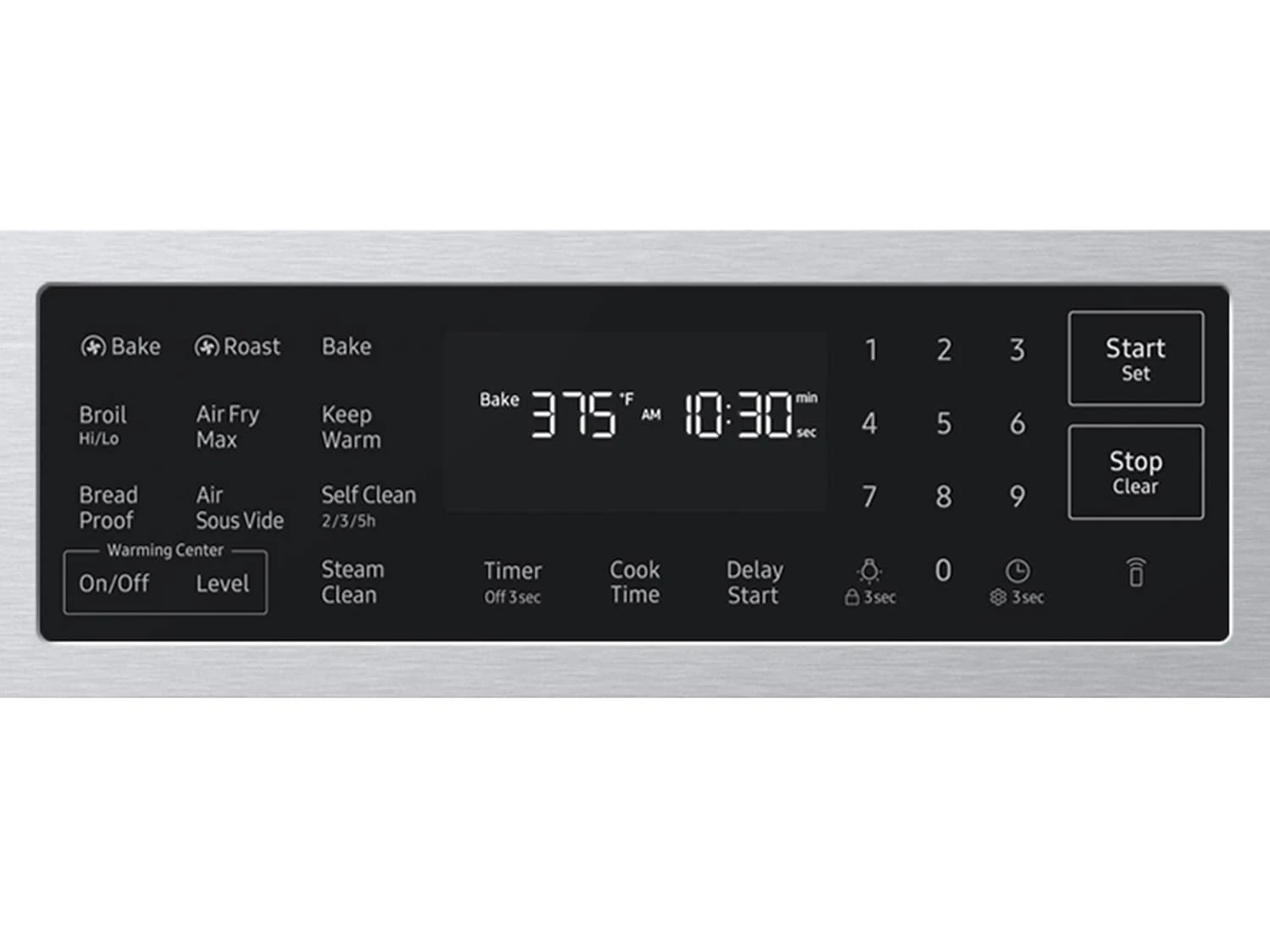 Bespoke Smart Slide-In Electric Range 6.3 cu. ft. with True Convection in Stainless Steel view 9