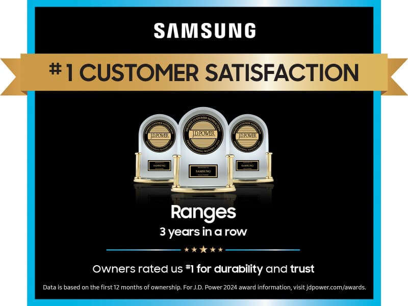 Bespoke Smart Slide-In Gas Range 6.0 cu. ft. in White Glass with Air Fry & Safety Knobs view 3