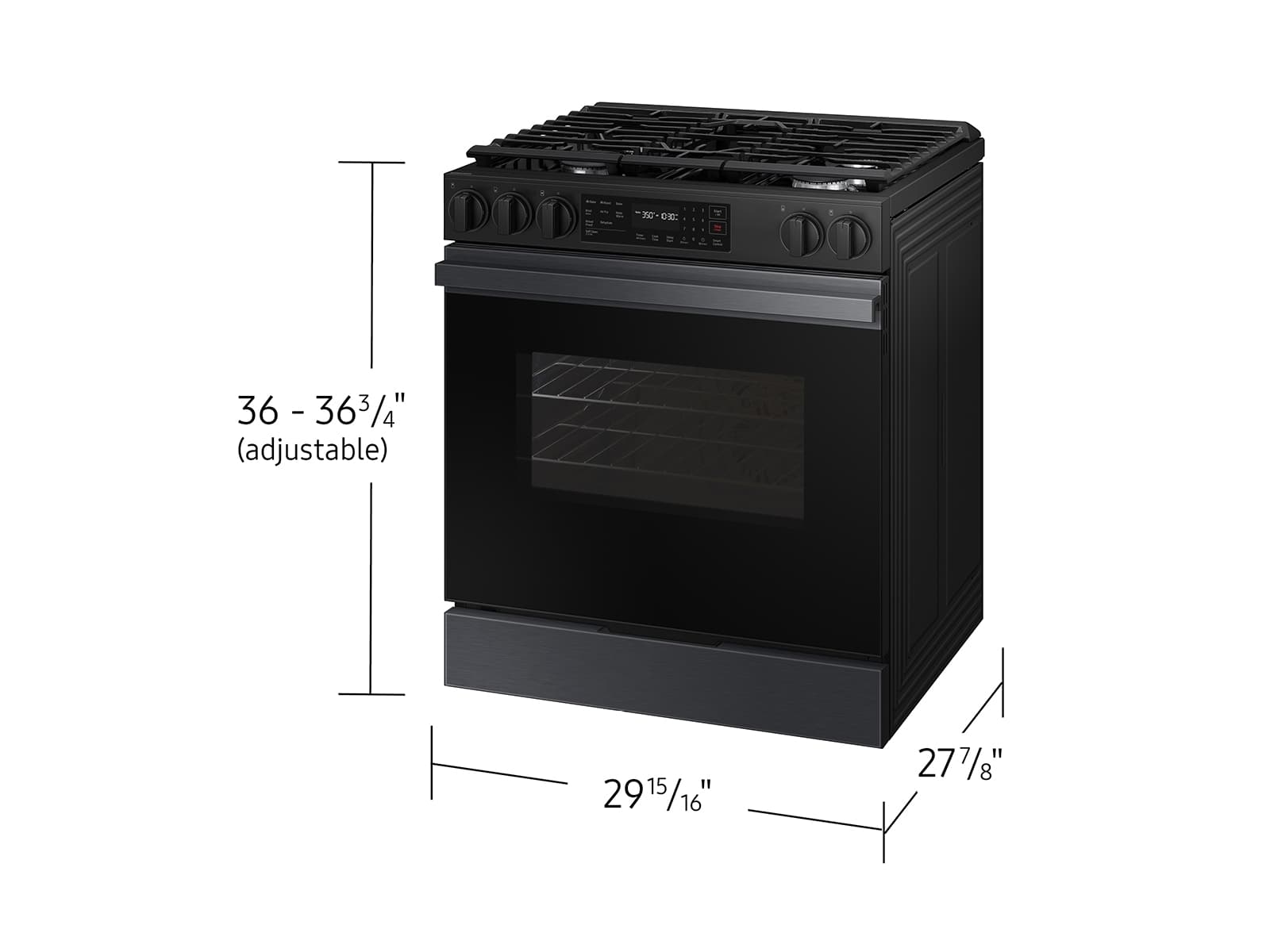 Bespoke Slide-in Gas Range view 4