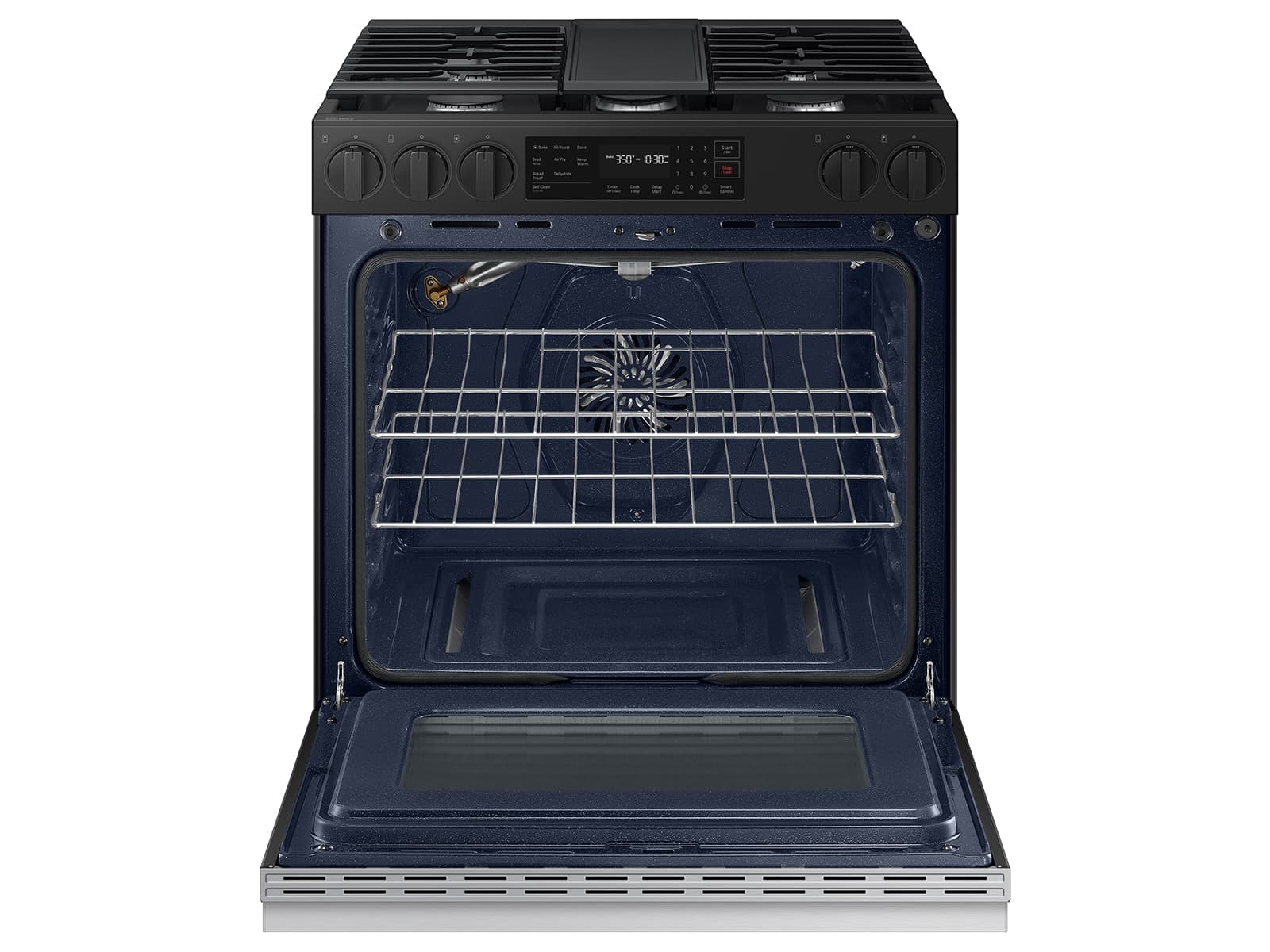 Bespoke Smart Slide-In Gas Range 6.0 cu. ft. in Stainless Steel with Air Fry & Safety Knobs view 7