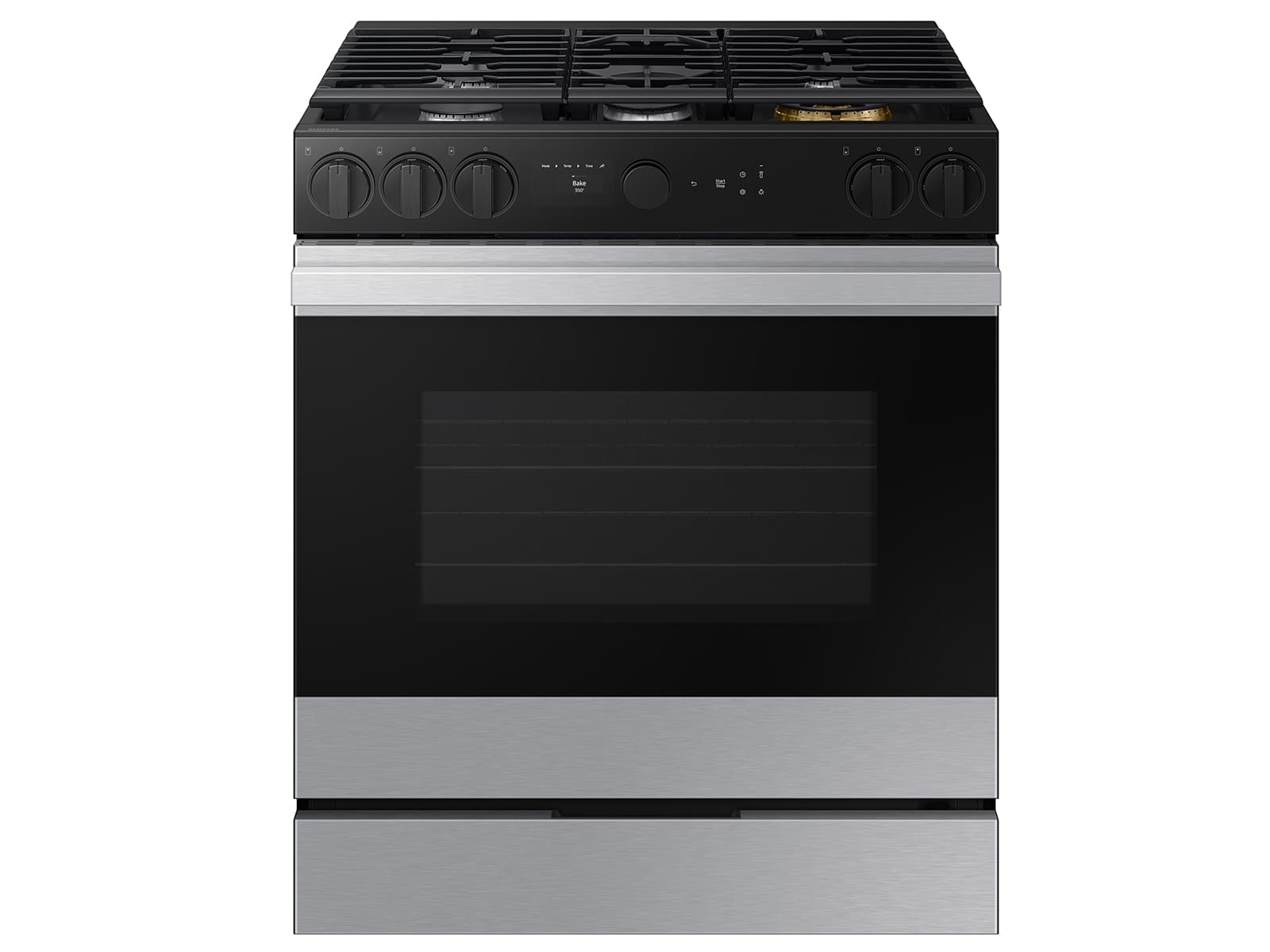 Bespoke Smart Slide-In Gas Range 6.0 cu. ft. in Stainless Steel with Air Sous Vide & Air Fry