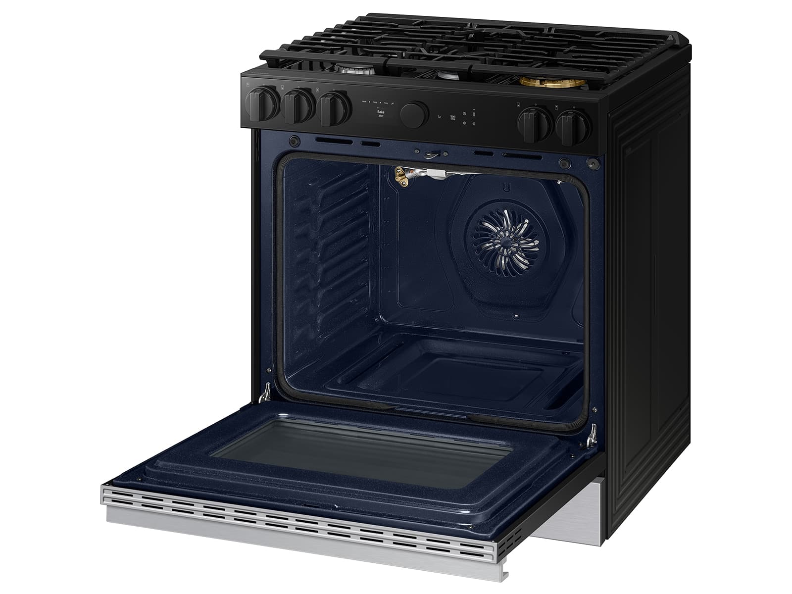 Bespoke Smart Slide-In Gas Range 6.0 cu. ft. in Stainless Steel with Smart Oven Camera & Illuminated Safety Knobs view 8