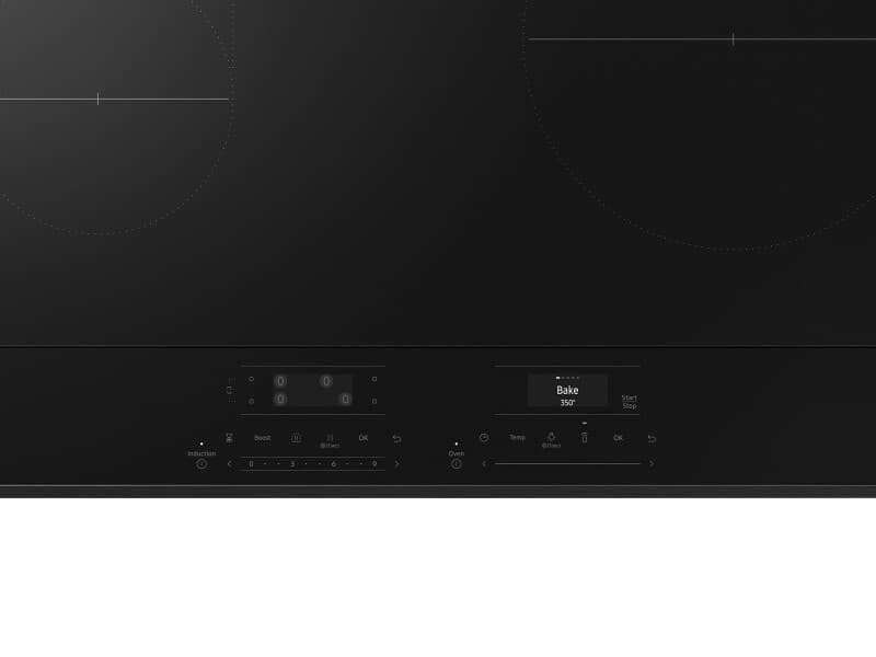 Bespoke Slide-in Induction Range Anti-Scratch Glass Cooktop | Wi-Fi | 6.3 cu.ft. – White Glass view 2