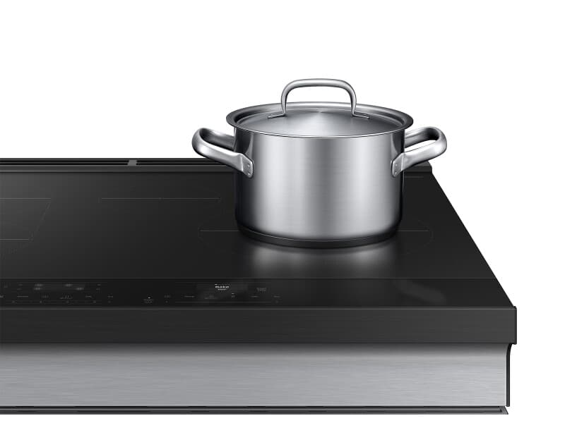 Bespoke Slide-in Induction Range – Stainless Steel view 9