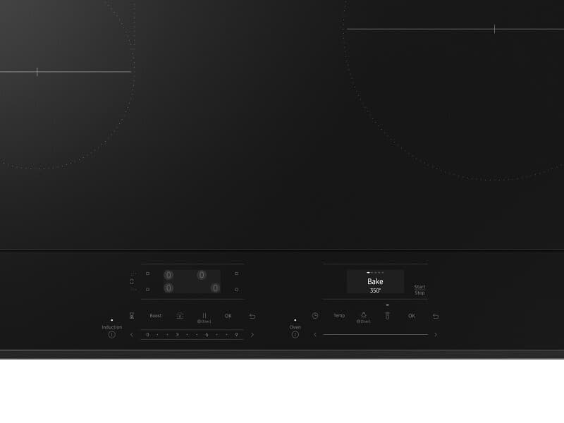 Bespoke Slide-in Induction Range Anti-Scratch Glass Cooktop | Wi-Fi | 6.3 cu.ft. – Stainless Steel view 2
