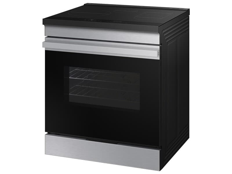 Bespoke Slide-in Induction Range Anti-Scratch Glass Cooktop | Wi-Fi | 6.3 cu.ft. – Stainless Steel view 8
