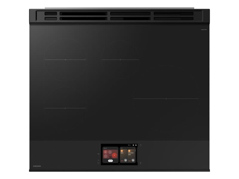 Bespoke 6.3 cu. ft. Smart Slide-In Induction Range with AI Home & Smart Oven Camera in Stainless Steel view 10