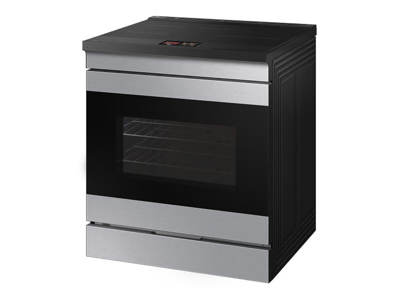 Bespoke 6.3 cu. ft. Smart Slide-In Induction Range with AI Home & Smart Oven Camera in Stainless Steel view 7