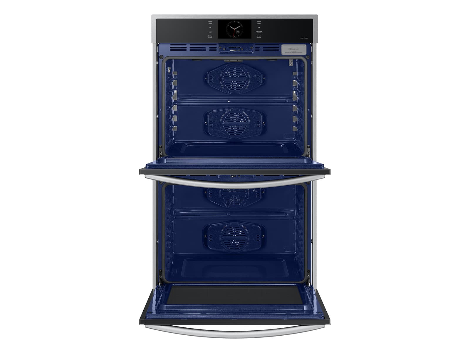 30" Smart Double Oven, Air Fry, Air Sous Vide, Steam Cooking,  Dual Fan True Convection,7" LCD display, Glide Rack, WIFI, 5.1 cu ft capacity – Stainless Steel view 9