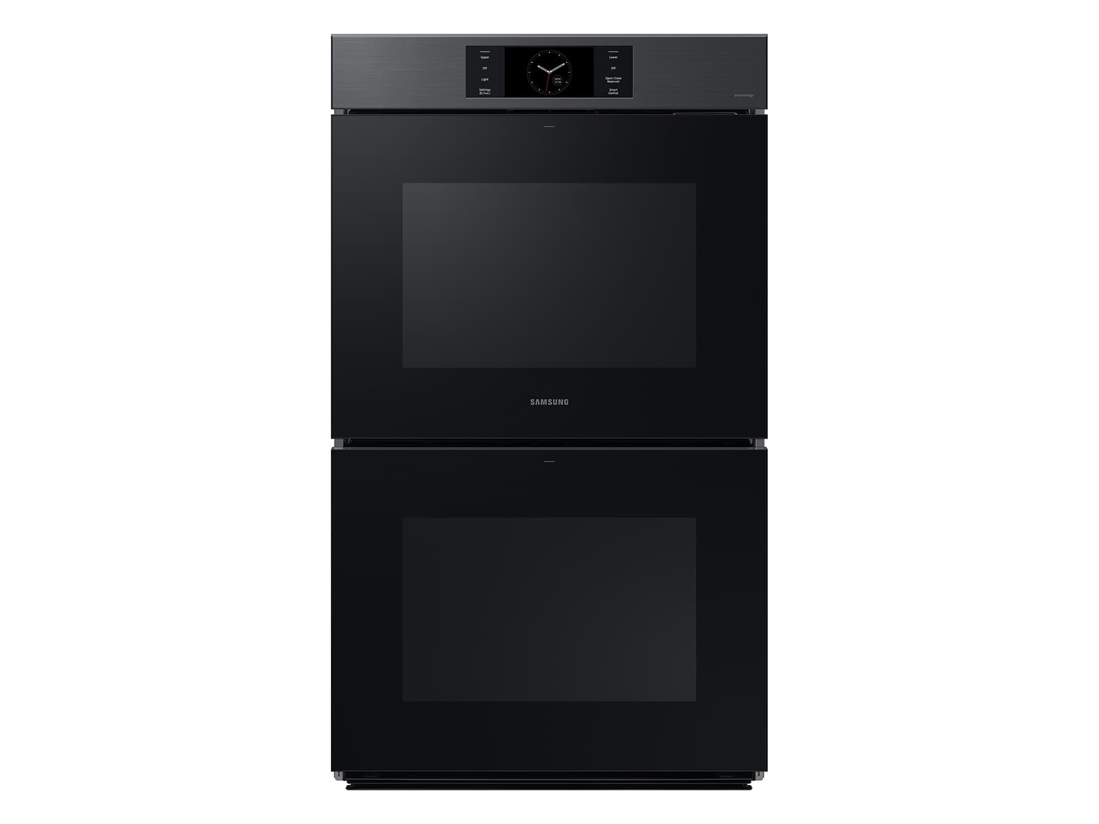 30" BESPOKE Smart Double Oven, In-Oven Camera, Air Fry, Air Sous Vide, Flex Duo, Full Steam Cook, 7" LCD Display, Dual Fan True Convection,  Glide Rack, WIFI, 5.1 cu ft capacity – Matte Black Steel