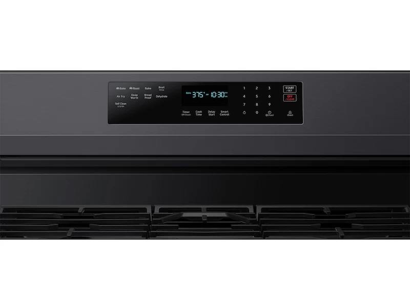 6.0 cu. ft. Smart Freestanding Gas Range with No-Preheat Air Fry and Convection+ in Black Stainless Steel view 6