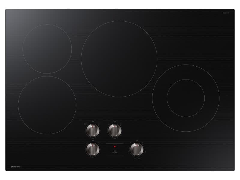 30" Electric Cooktop with 4 Elements in Black - ENERGY STAR®