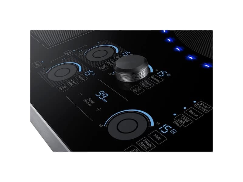 Induction Cooktop Virtual Flame | Wi-Fi Flex Zone Burner view 2
