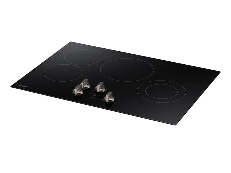 30" Electric Cooktop in Black view 5