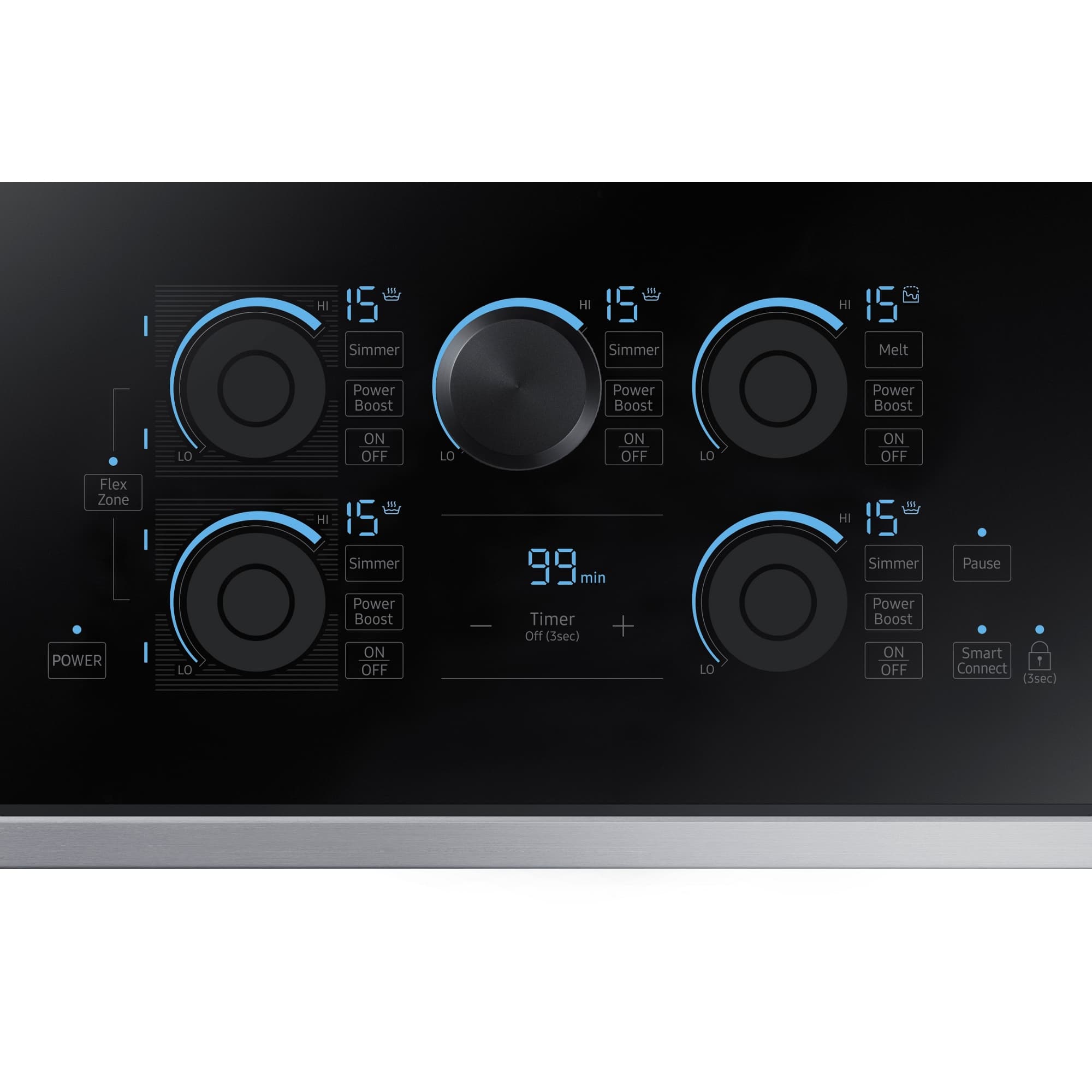 36" Smart Induction Cooktop in Stainless Steel view 9