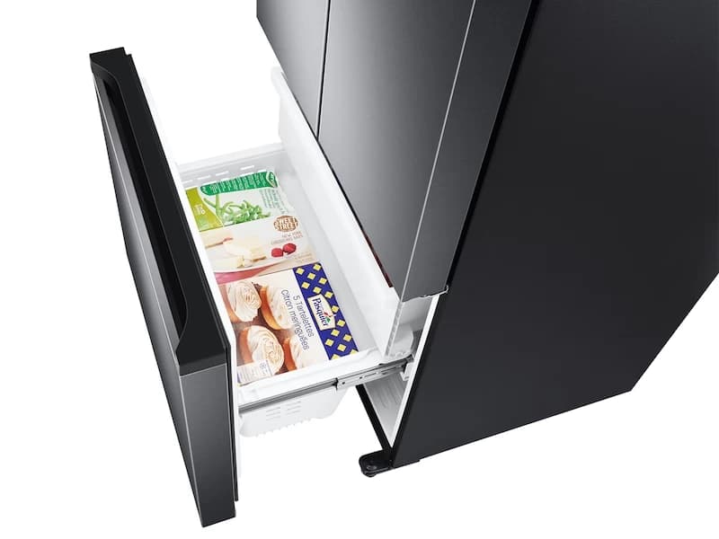 18 cu. ft. Smart Counter Depth 3-Door French Door Refrigerator in Black Stainless Steel view 7