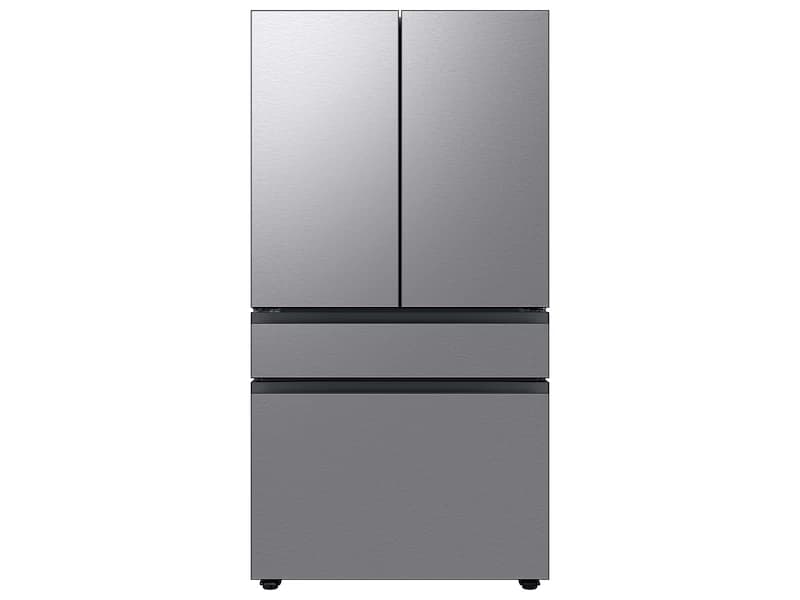 23 cu. ft. Smart BESPOKE 4-Door French-Door Refrigerator with Customizable Panel Colors and Beverage Center  in Stainless Steel