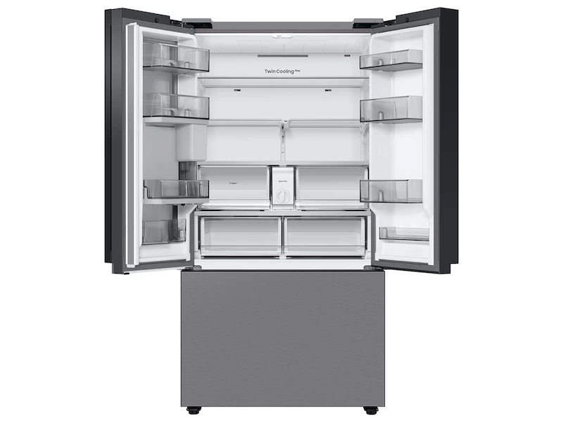Bespoke AI 3-Door French Door – Stainless Steel view 2