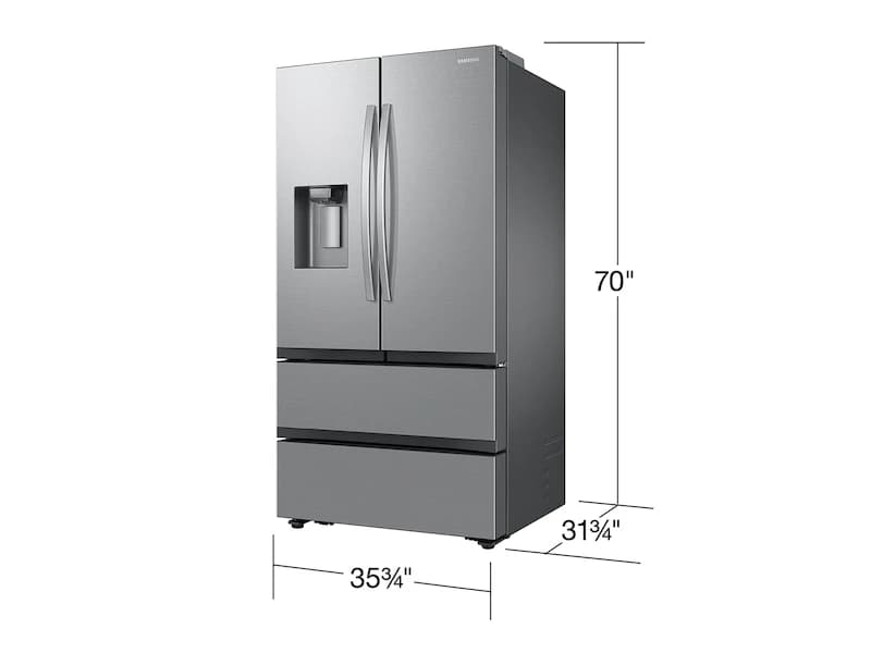 26 cf cd French Door Ref Ice Despenser with Dual Ice Maker Stanless view 3