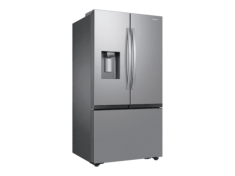 27 cu. ft. Extra Large Counter Depth 3-Door French Door Refrigerator with External Water & Ice Dispenser - Stainless – Stainless Steel