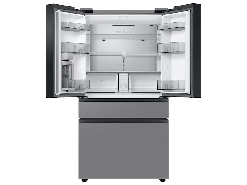 Bespoke 4-Door French Door Refrigerator (29 cu. ft.) with AutoFill Water Pitcher in Stainless Steel view 3