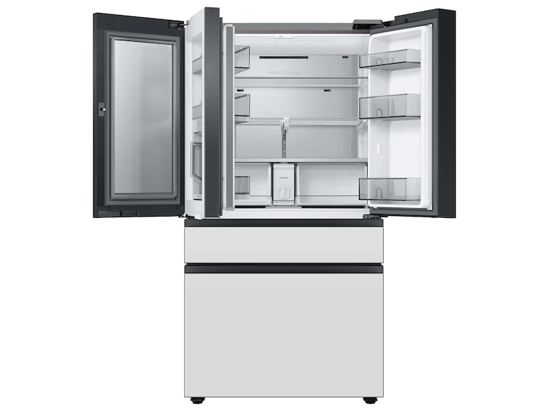 Bespoke 4-Door French Door – White Glass view 4