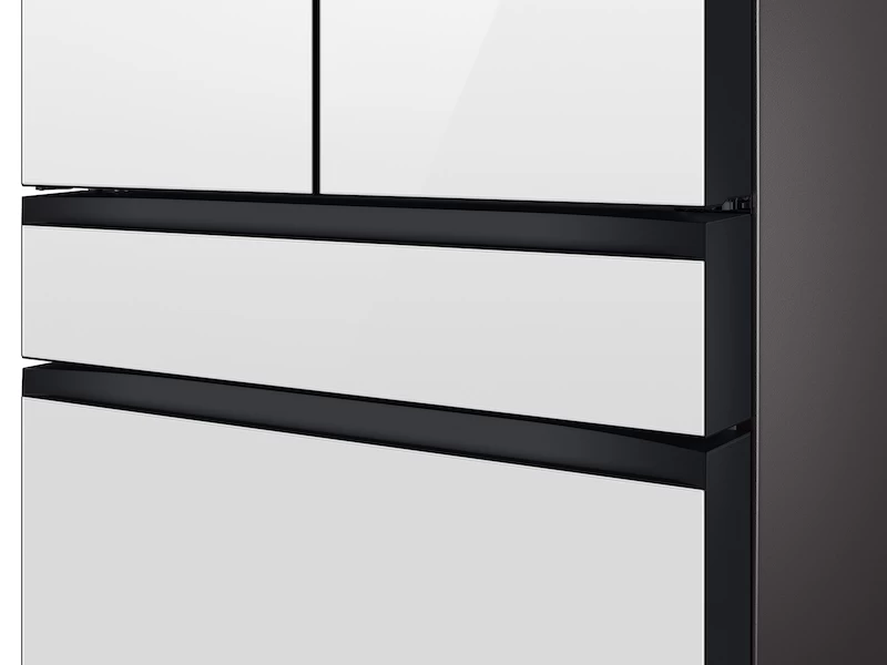 Bespoke 4-Door French Door – White Glass view 6
