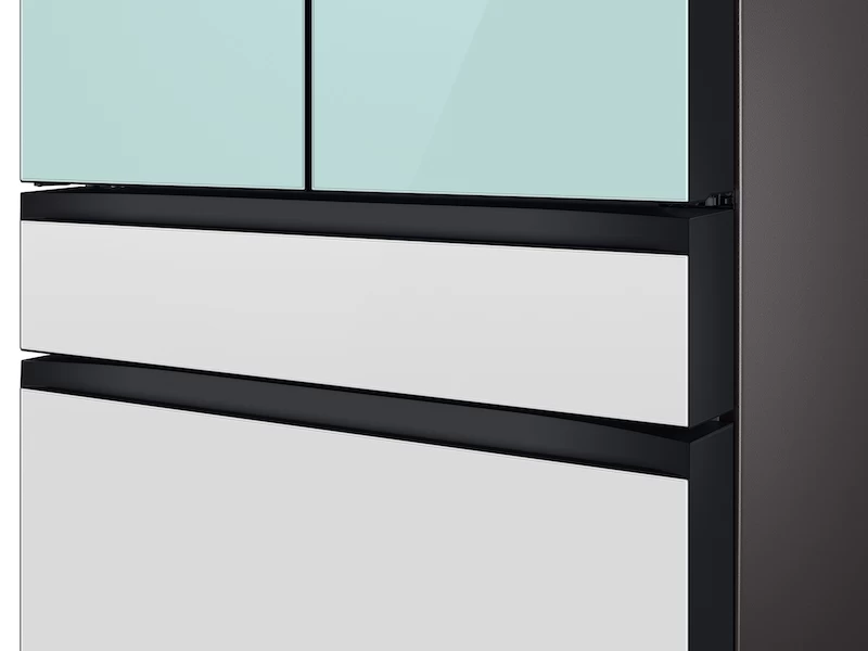 Bespoke 4-Door French Door – Morning Blue Glass, White Glass view 5