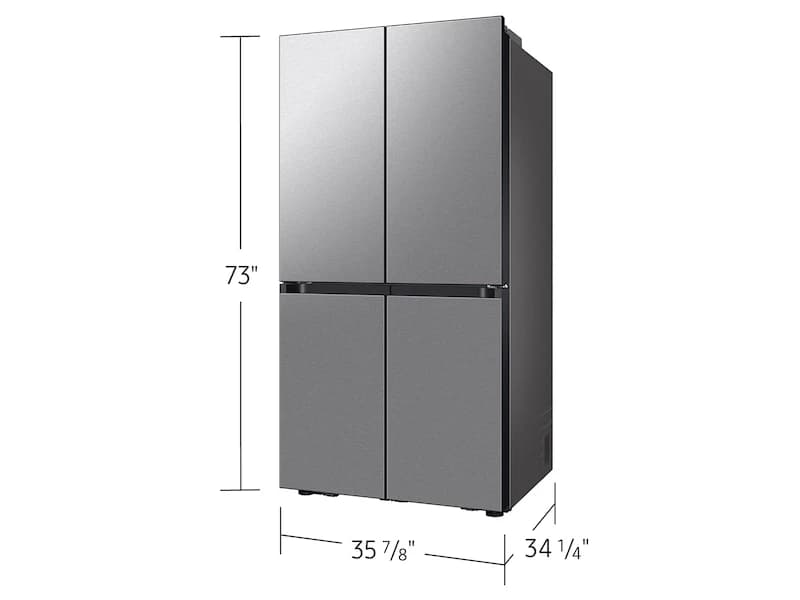 Bespoke AI 4-Door Flex™ – Stainless Steel view 4