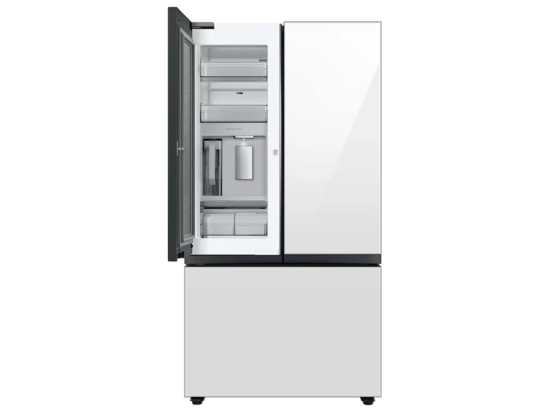 Bespoke AI 3-Door French Door – White Glass view 4