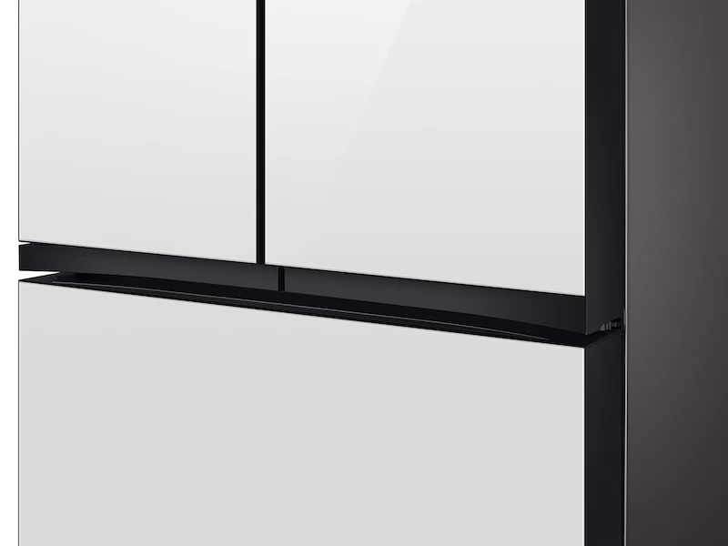 Bespoke AI 3-Door French Door – White Glass view 6